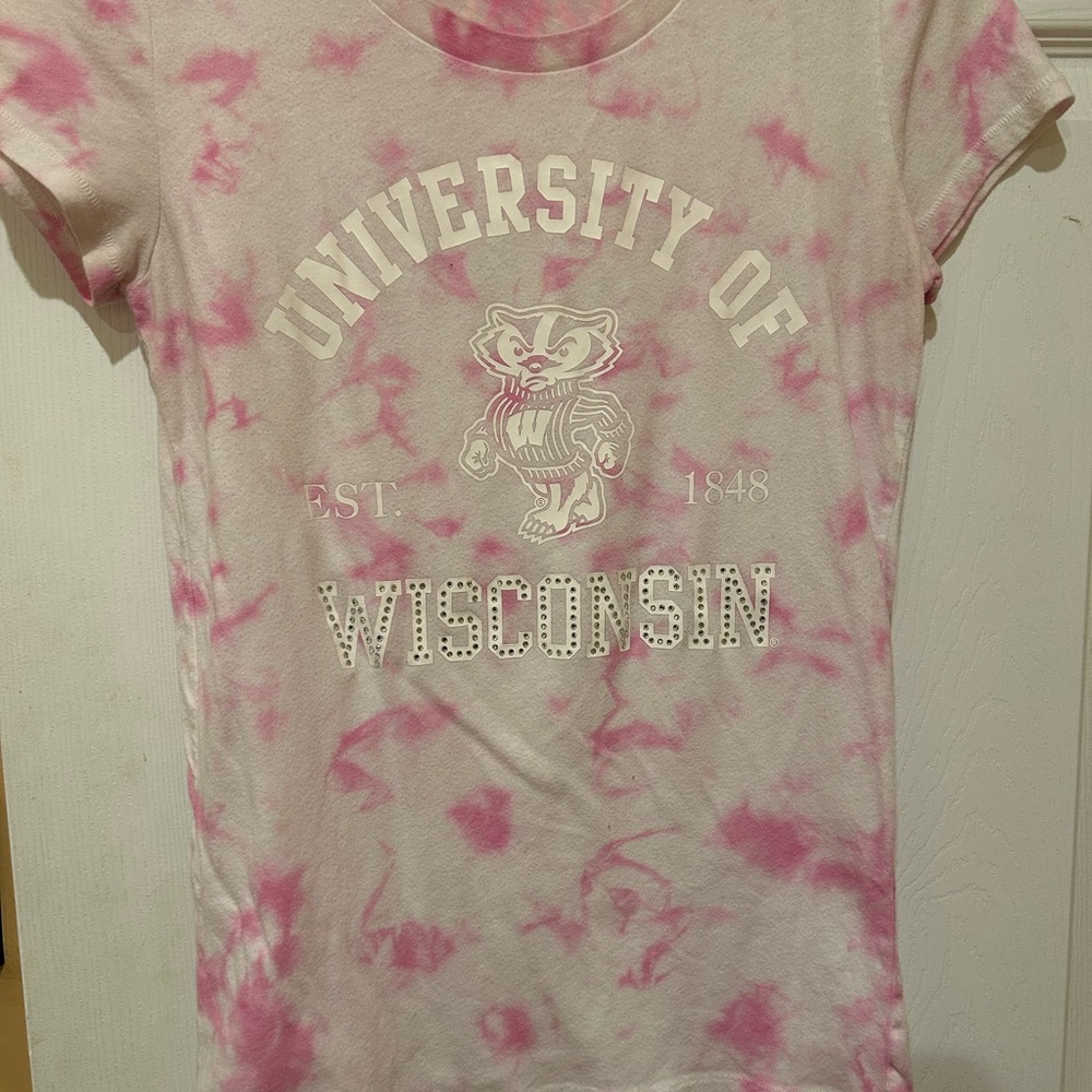 Jones & Mitchell Pink Tie-Dye Tee